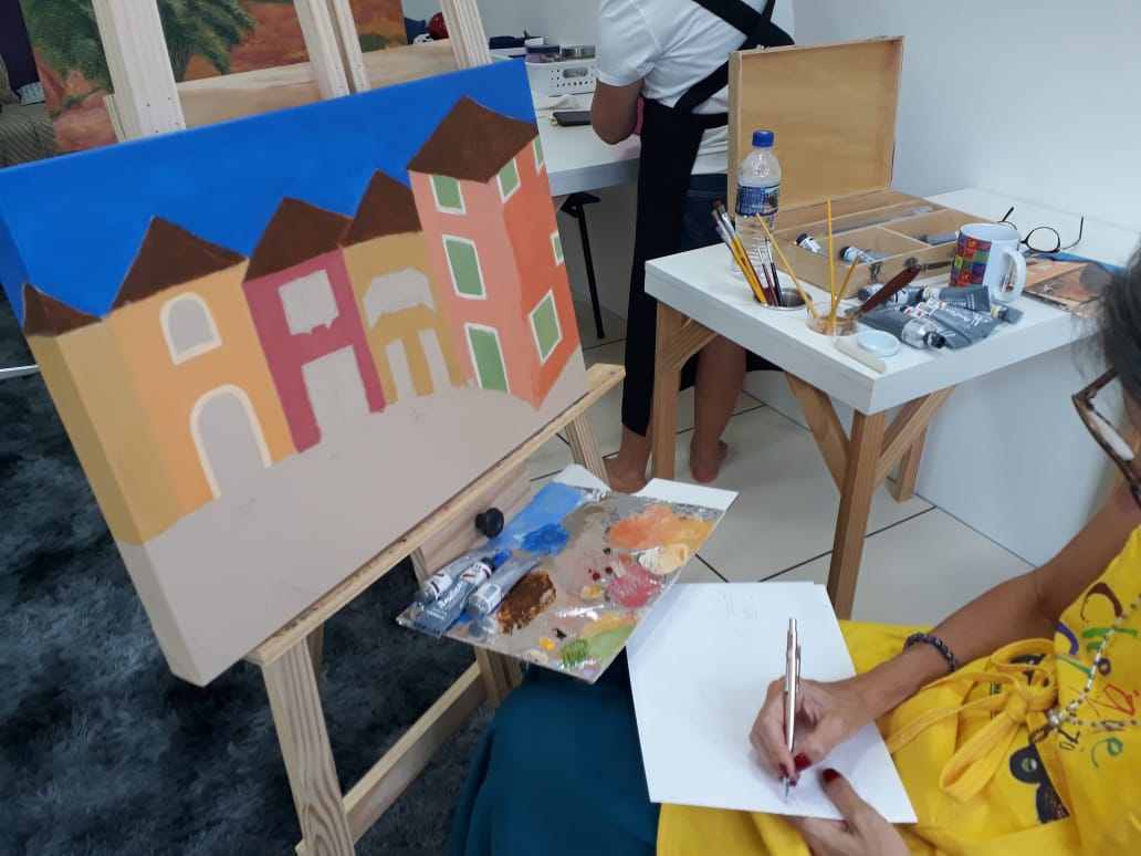Curso de Pintura em Tela